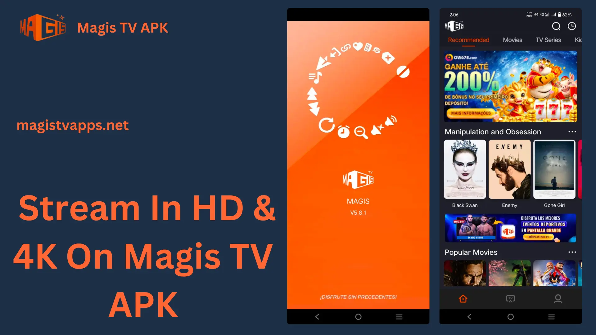 4K on Magis TV APK